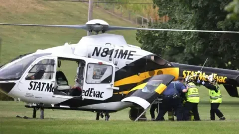 Five law enforcement personnel injured by gunfire in the state of Pennsylvania, including three in serious health status