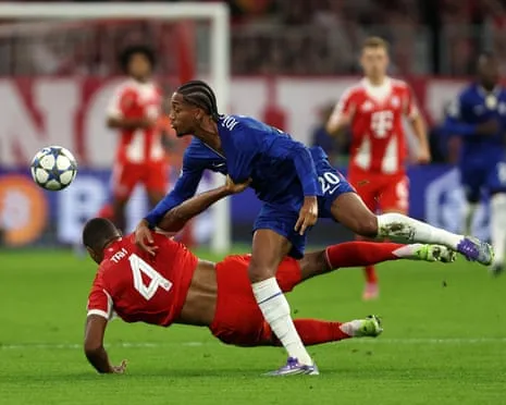 The Blues' boss explodes after Bayern Munich center-back Tah escapes sending-off in Champions League setback
